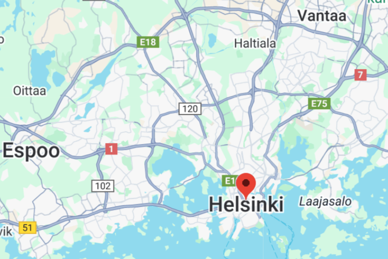 Helsinki map